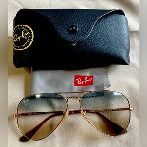 Ray Band bi-gradient Aviator Sunglasses